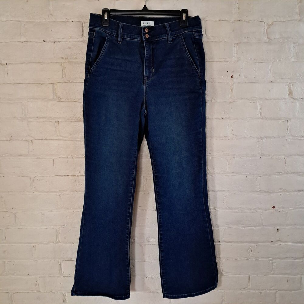Nicole Miller SOHO High Rise Bootcut Jeans Women’s 12 Dark Wash Stretch